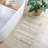 Woven Texture Stripe Bath Rug 20X32"