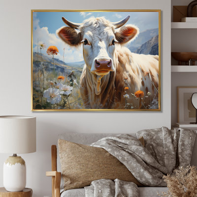 «Cow Pastoral Beauty», reproduction sur toile