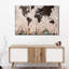 «World Map Grunge Repères», impression sur toile-92517196