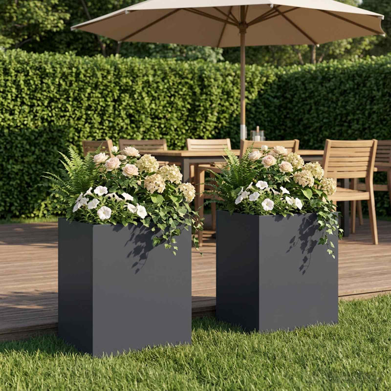 Planter Box, 50cm H x 40cm W x 30cm D, Anthracite