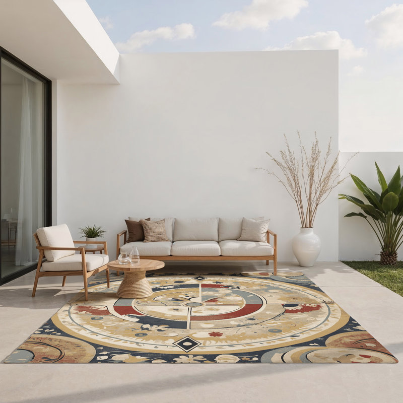 Tapis intérieur et extérieur Snappy Flicker, Rectangle 9' x 12'