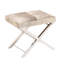 Tabouret de salon en acier inoxydable