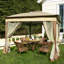 Pavillon de jardin en acier-129747520-129747521