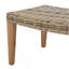 Fauteuil en bois et osier Hampton