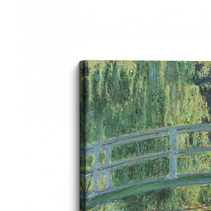 Garden Bridge Reflections, Toile tendue, Ne s’applique pas, H 12 po x l 12 po