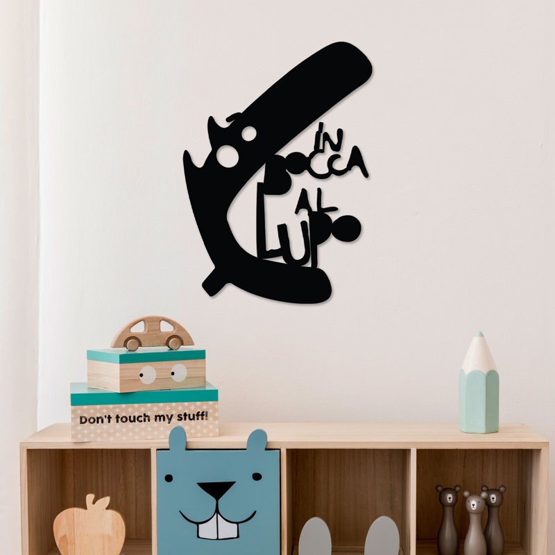 Stylish Decorative Metal Wall Accessory, Black, 15.8 x 22.0 Inches | 100% Metal Construction, Thickness: 0.06 Inches | Lightweight at 2.2 lbs | Perfect for Home Decor & Modern Interiors, Durable and Eye-Catching Design
