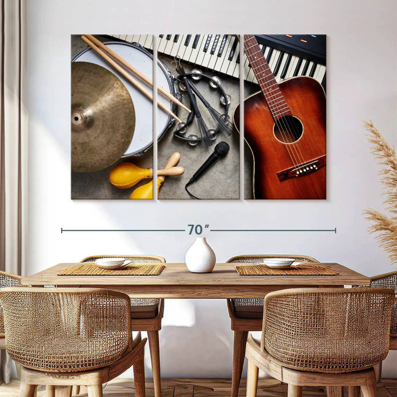Abarca Musical Instruments Medley, 42" H x 65" W