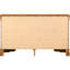 Commode traditionnelle en bois de chêne - Bases et moulures incurvées Charm English