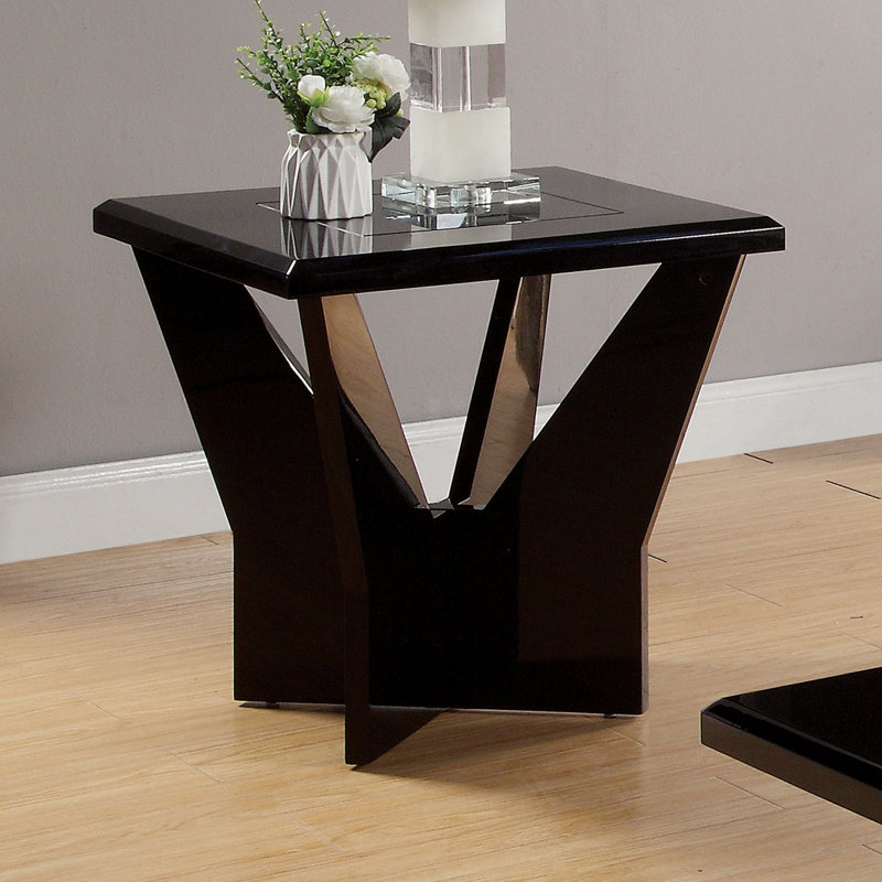 Table de bout Bandur, Noir