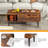 Lift Top Coffee Tables For Living Room, Small Rising Wooden Dining Center Tables With Storage Shelf And Hidden Compartment-1674037209