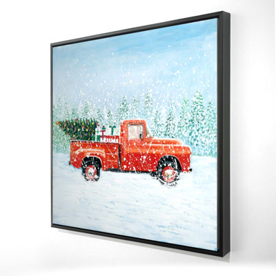 «Christmas Tree Truck» sur toile