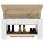 Table de rangement, une tablette de table extensible, quatre pieds, tablette inférieure-84377358