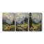 Lanscape Study Series C - Ensemble de 3 toiles tendues avec châssis - Prêt à être accroché-1047891291