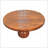 Solid Wood Chestnut Central Ball Table, Brown