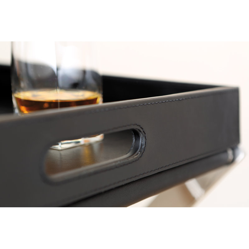 Monza Tray Top Cross Legs End Table