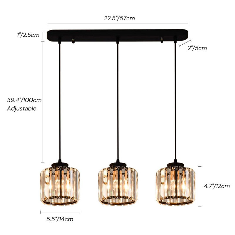 Lustre à 3 lumières