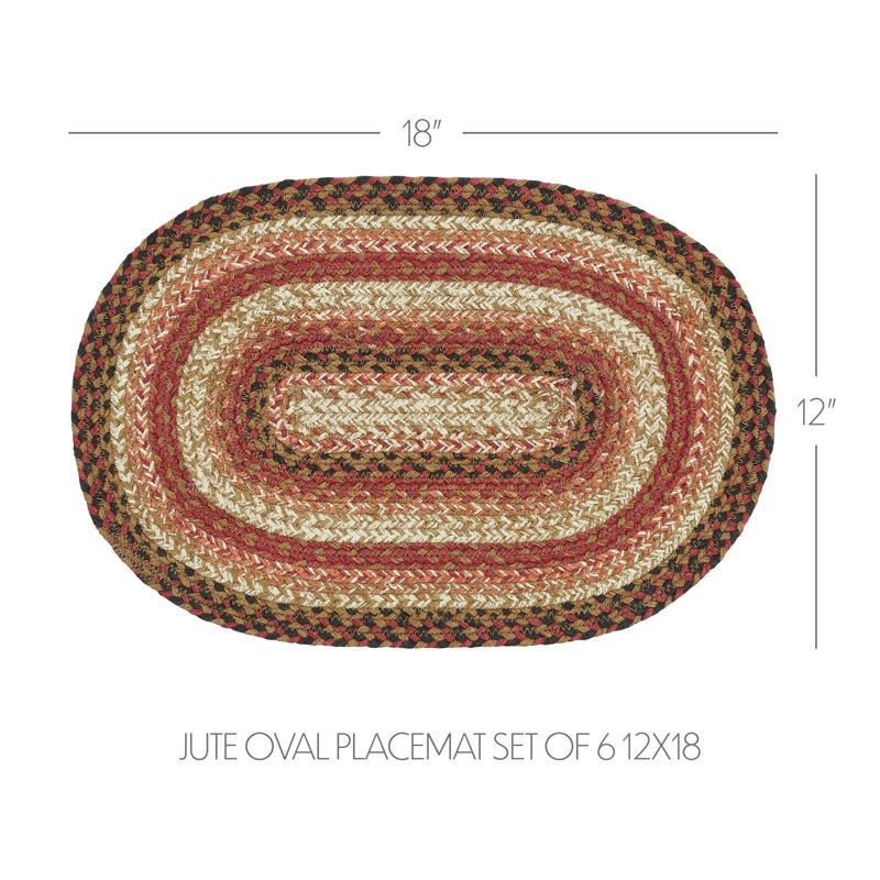 Napperon Danit, 18" L x 12" W Oval