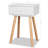 Nightstand Bedside Table with Drawer Bed Table Solid Pinewood-2053955482