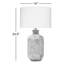 Lampe de table grise 24,5 po Jesse
