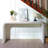 Washed White Console Table, 59In Entryway Table, Curved Waterfall-Style Table,Console Table With Wood Beads,Entrance Table For Entryway, Hallway, Living Room, Foyer, Corridor, Office-164260355
