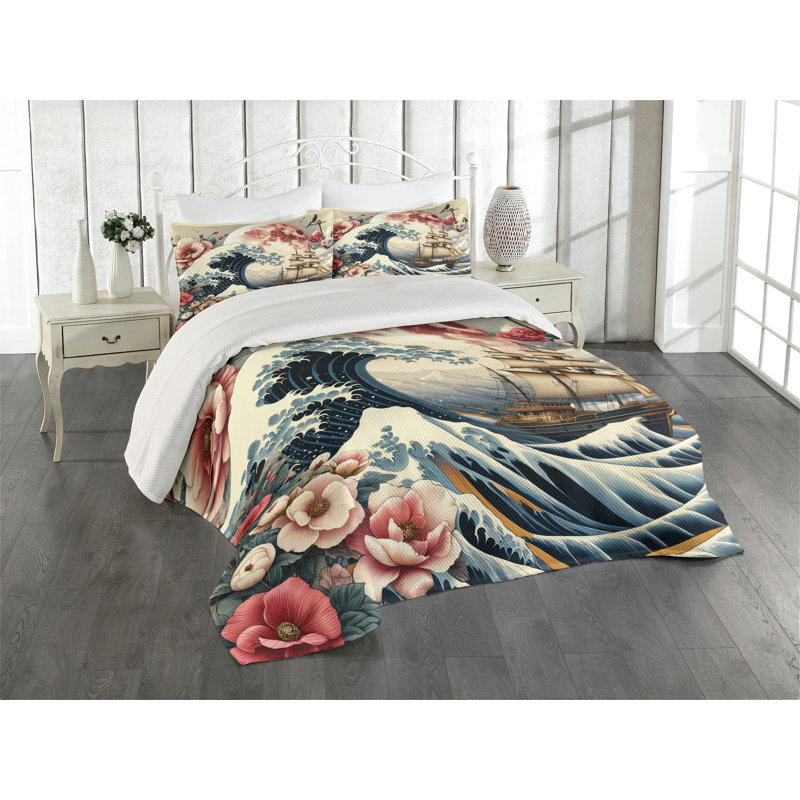 Polyester Coverlet, Queen Coverlet + 2 Standard Shams