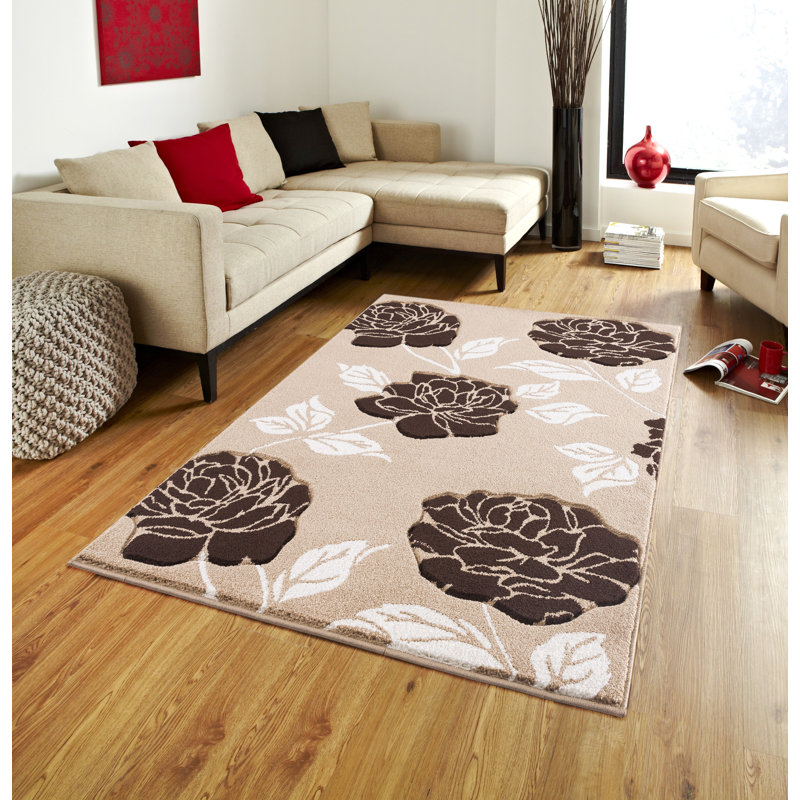 Hiawatha Floral 60cm X 110cm Area Rug