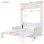 Lit escamotable double pleine grandeur avec coussin
