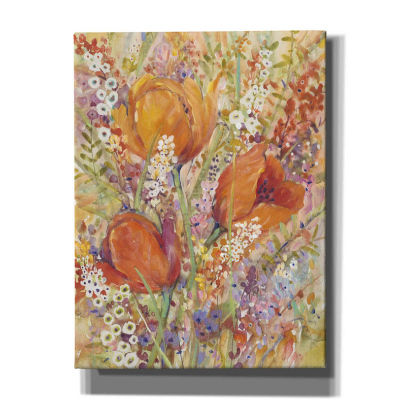 «Spring Bloom I» par Timothy O 'Toole, art mural sur toile, H 16 po x l 12 po x P 0,75 po