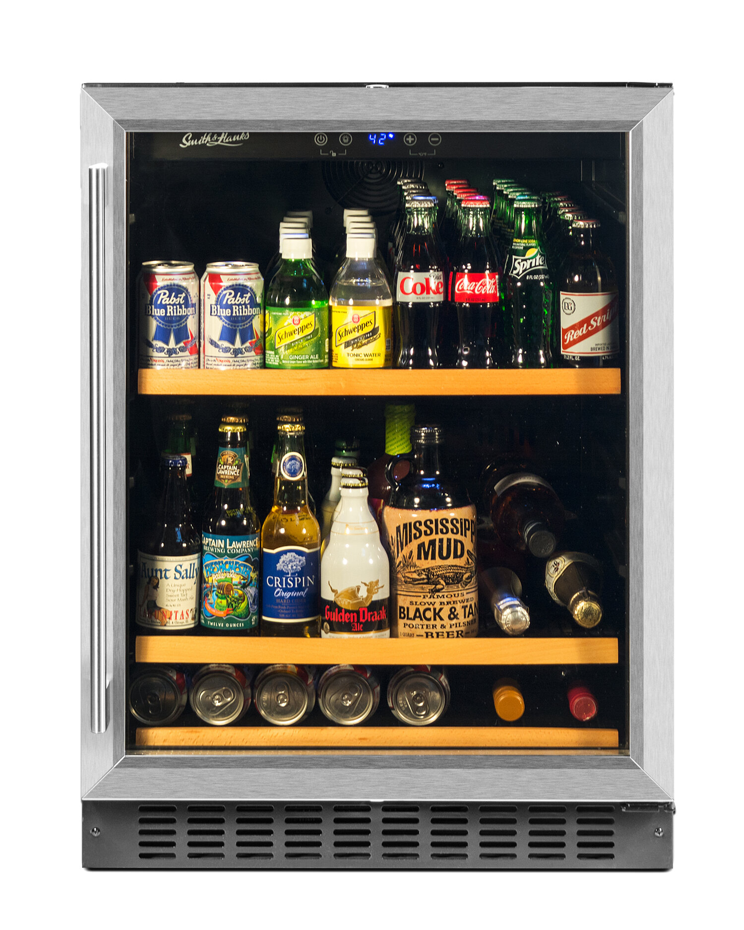 Lanbopro 112 Cans (12 oz.) 5.4 Cubic Feet Beverage Refrigerator with Wine  Storage & Reviews