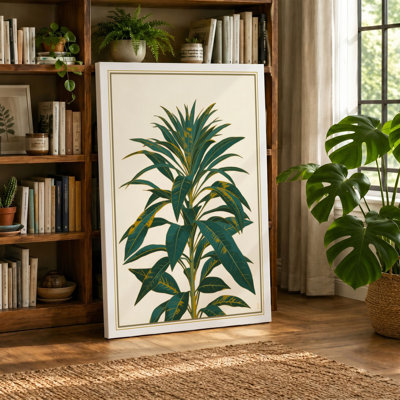 Study Botanical - Wrapped Canvas