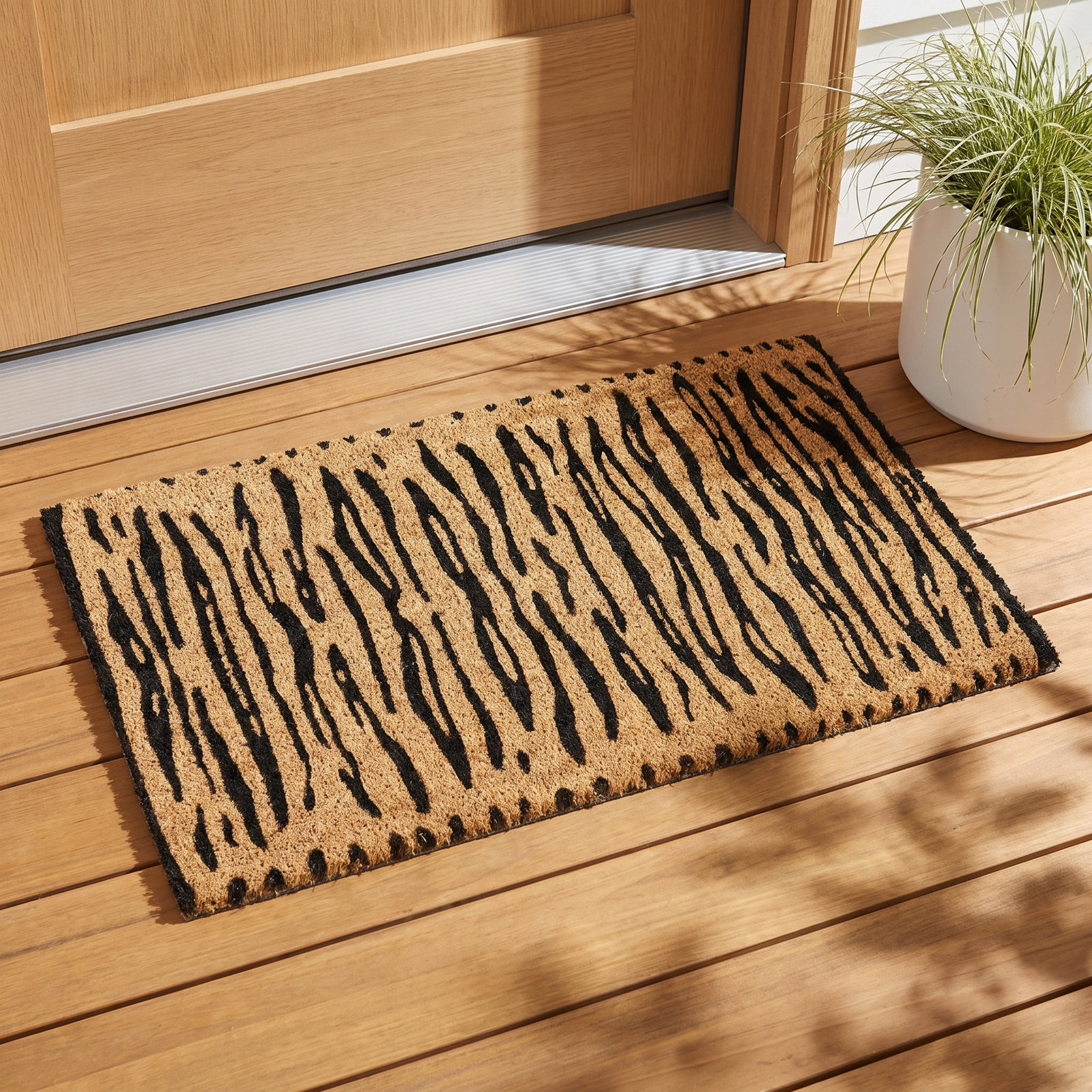 Tiger Animal Print Non-Slip Doormat