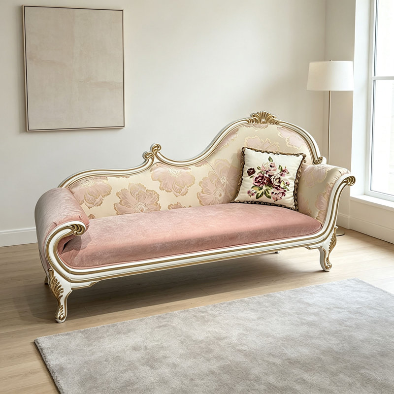 Méridienne d'intérieur classique en tissu, Right Hand Facing