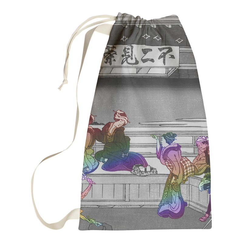 Sac à linge Yoshida at Tokaido, Petit (H 64 po x l 20 po x P 1,5 po), gris