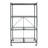 4 Tier Multipurpose Folding Storage Organizing Rack with Wheels
