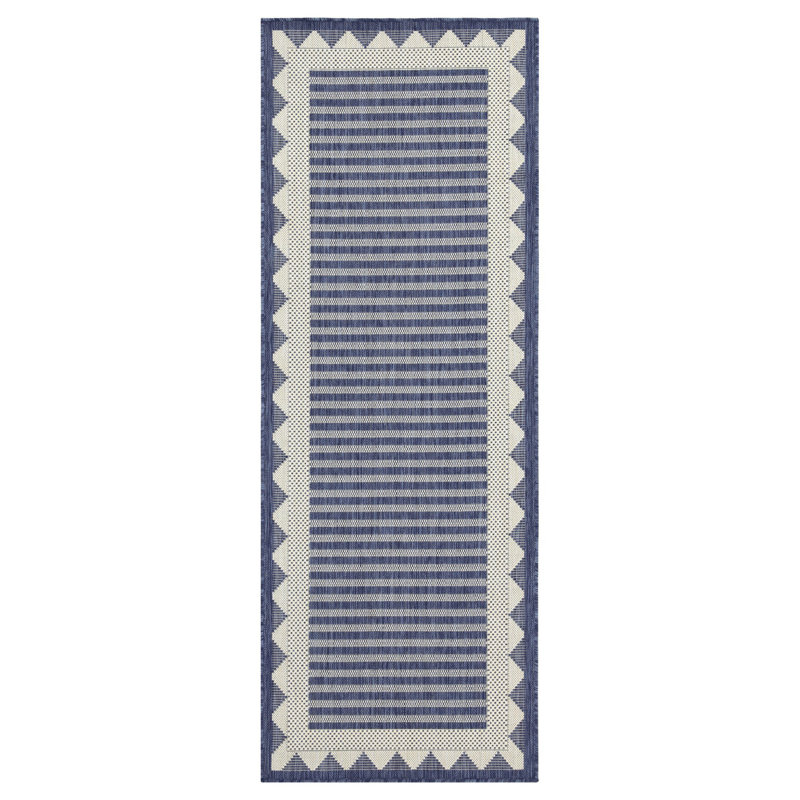 Sunshine GC_HAR2013 Blue Indoor/Outdoor Area Rug, Rectangle 5'3" x 7'3"