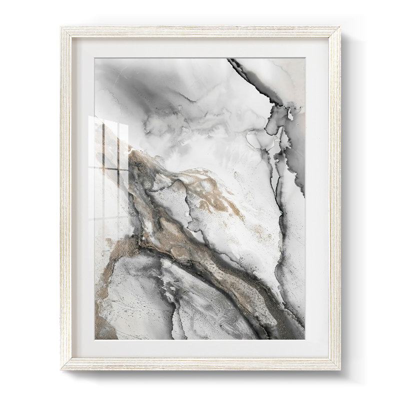 «Abstract Ink Fantasy II», reproduction encadrée