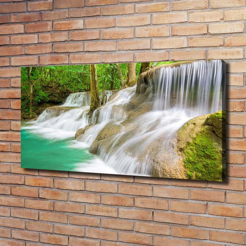 Waterfalls - Wrapped Canvas Print