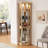 Antique Collection Corner Glass Display Lighted Curio Cabinet For Living Room-66039123
