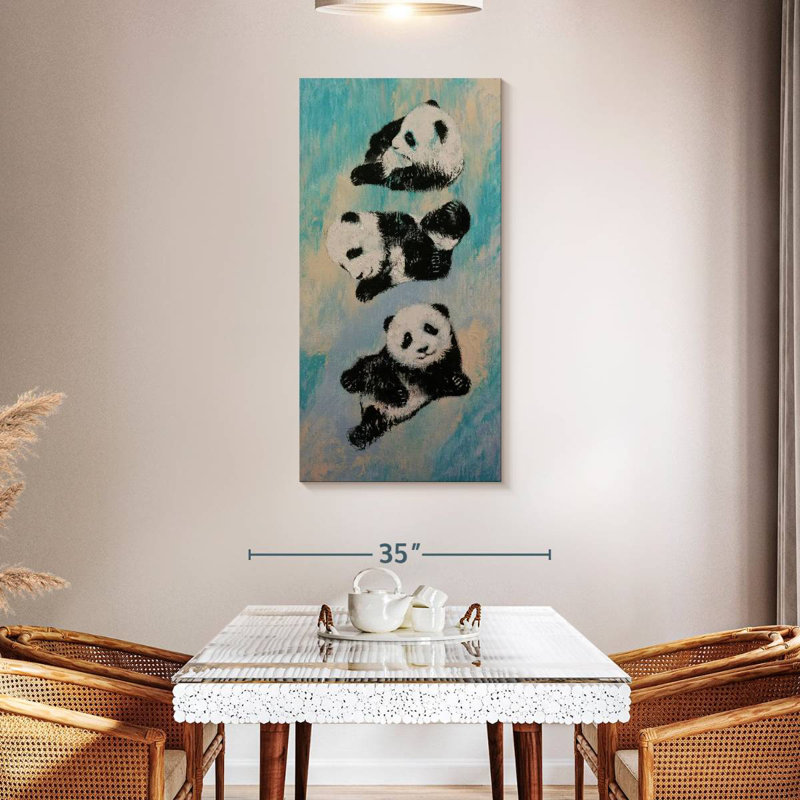 Panda Karaté, H 48 po x l 24 po