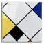 "Composition de losanges avec jaune, noir, bleu, rouge et gris, 1921" par Piet Mondrian-101610920