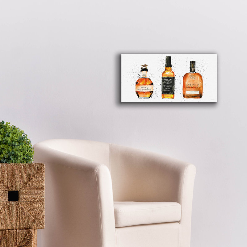 Art mural sur toile Lark Manor ™ «High Spirits» par Mercedes Lopez, H 12 po x l 24 po x P 0,75 po