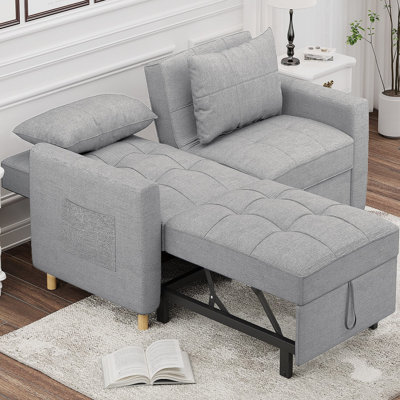 Borchert 2 Seater Fabric Sofa Bed