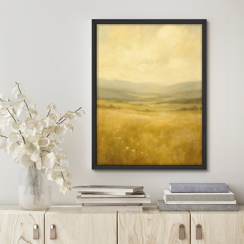 Reproduction de paysage encadrée pour la maison 12 po x 16 po, H 16 po x l 12 po, Naturel