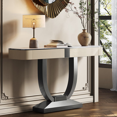 Console en métal de style italien
