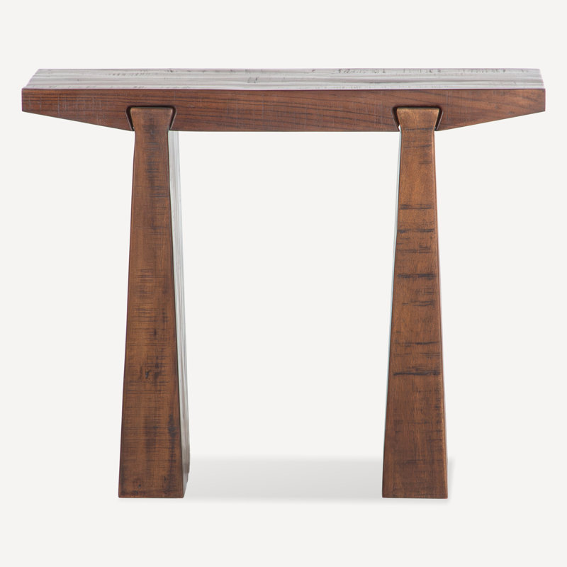 Janke Reclaimed Wood Side Table - Rustic