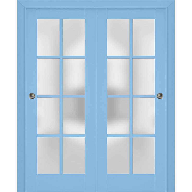Portes de placard Veregio, 60 po x 84 po, Aigue-marine