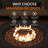 Borgia Concrete Propane Fire Pit Table-1252409240