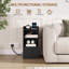 38cm W Metal Bedside Table-174006949