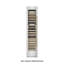 ZLINE Autograph 18 in. White Matte 68 Bottle Right Hinge Column Wine Cooler with Bronze Accents-45086014-45086015