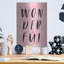 Art mural en métal Winston Porter «Colorful Bold Words 1» par Laura Marshall-281989315